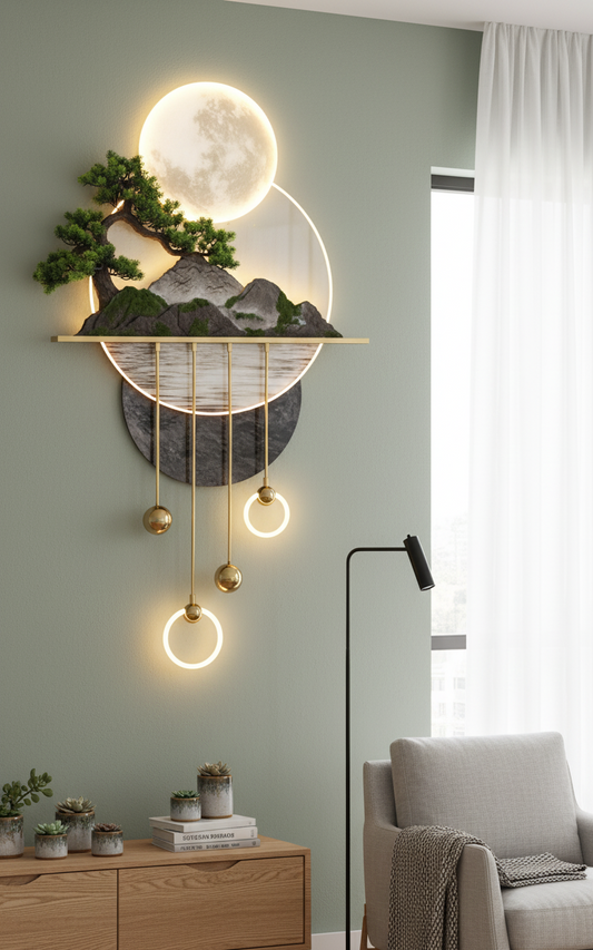 MoonAura Wall Zen Landscape Light