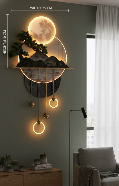 MoonAura Wall Zen Landscape Light