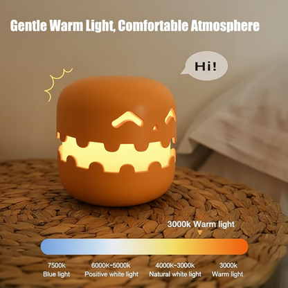 Halloween Pumpkin Night Light, Cute Pumpkin Decoration Lamp Halloween Home Decor LED Lights