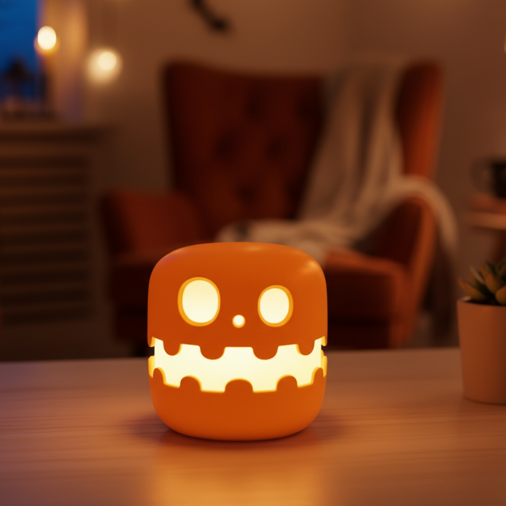 Halloween Pumpkin Night Light, Cute Pumpkin Decoration Lamp Halloween Home Decor LED Lights
